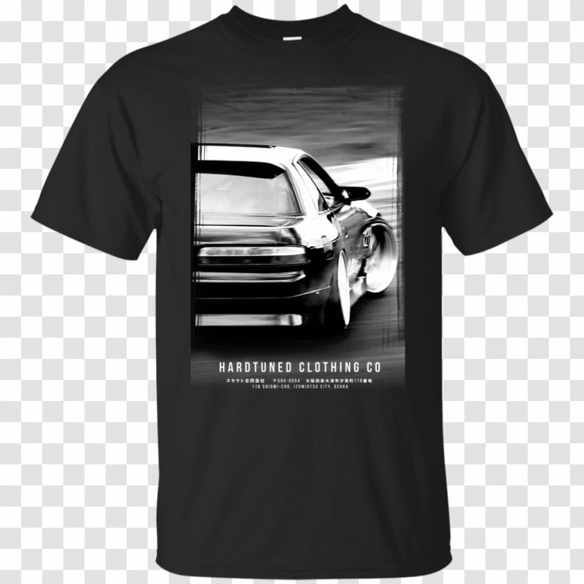 T-shirt Jack Skellington Hoodie Sleeve - Black And White Transparent PNG