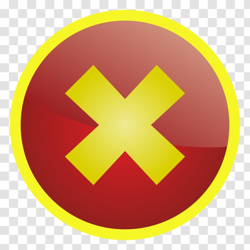 ICO Icon - Ico - Yellow Side Red Bottom X Word NO Vector Material Transparent PNG