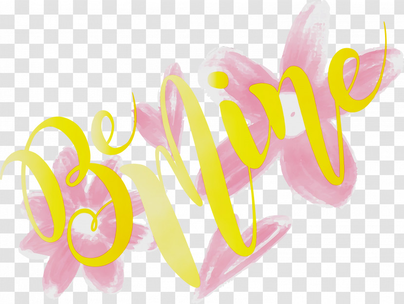 Pink Text Font Transparent PNG