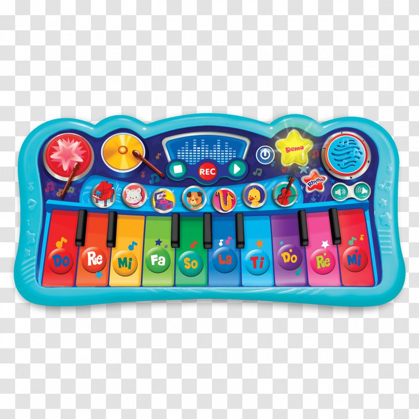 WinFun Magic Sounds Composer Keyboard Child Toy Computer - Baby Toys - Plastic Rattle Transparent PNG