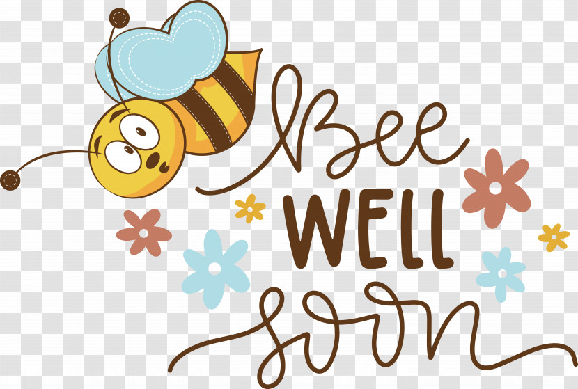 Honey Bee Butterflies Bees Cartoon Logo Transparent PNG