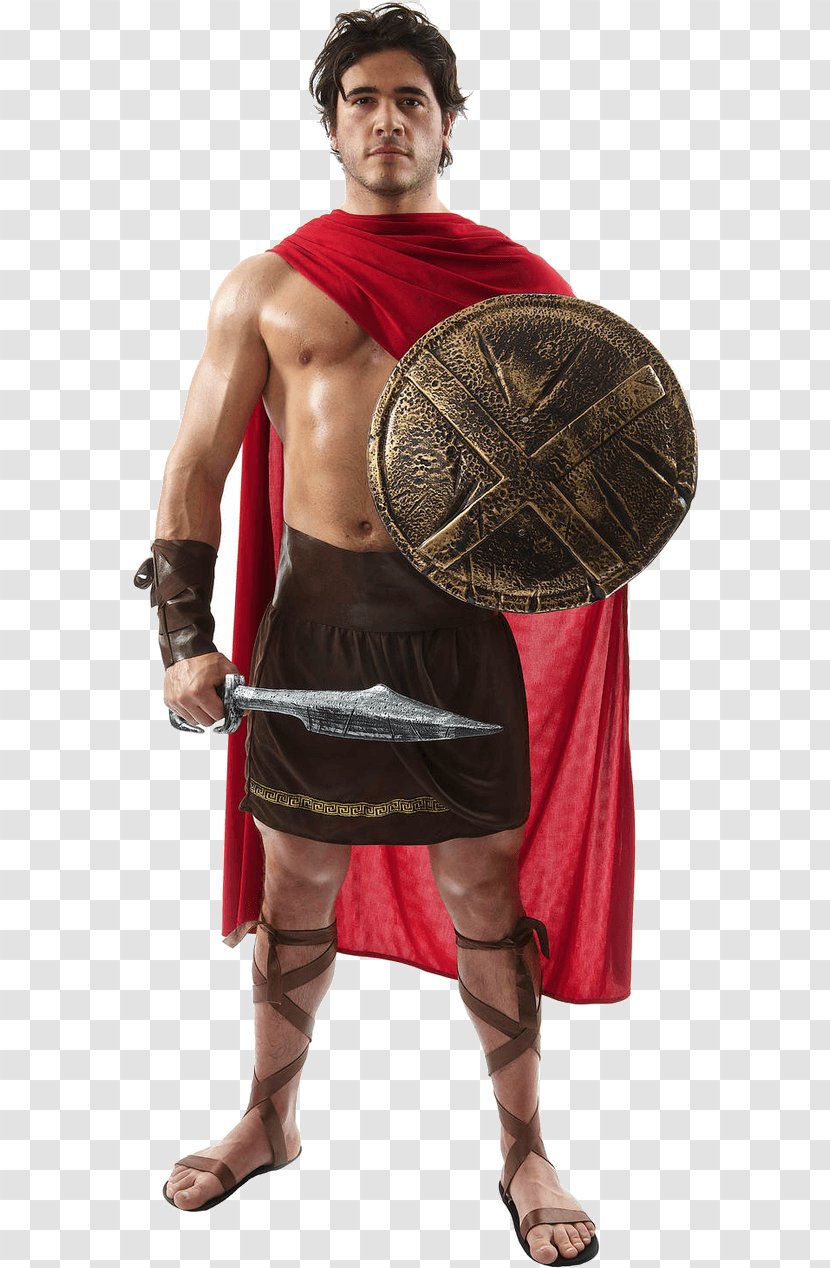 Amazon.com Costume Party Spartan Warrior Robe - Muscle - Gladiator Transparent PNG