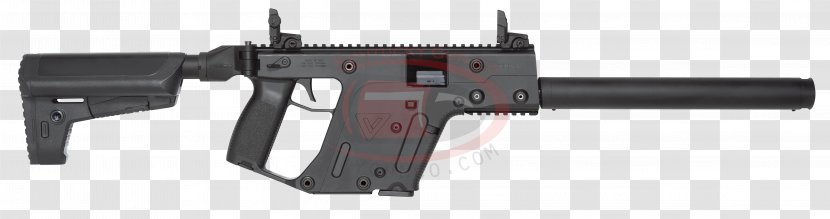 KRISS Vector Carbine Firearm .45 ACP Gun Barrel - Picatinny Rail - Machine Transparent PNG