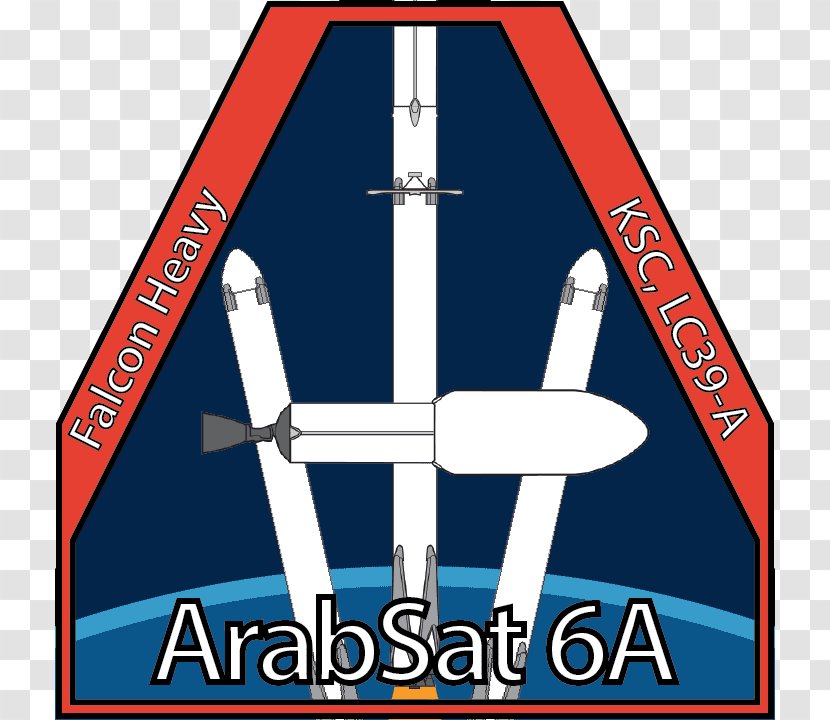 Arabsat-6A Arab Satellite Communications Organization Falcon Heavy Badr-4 - Brand Transparent PNG