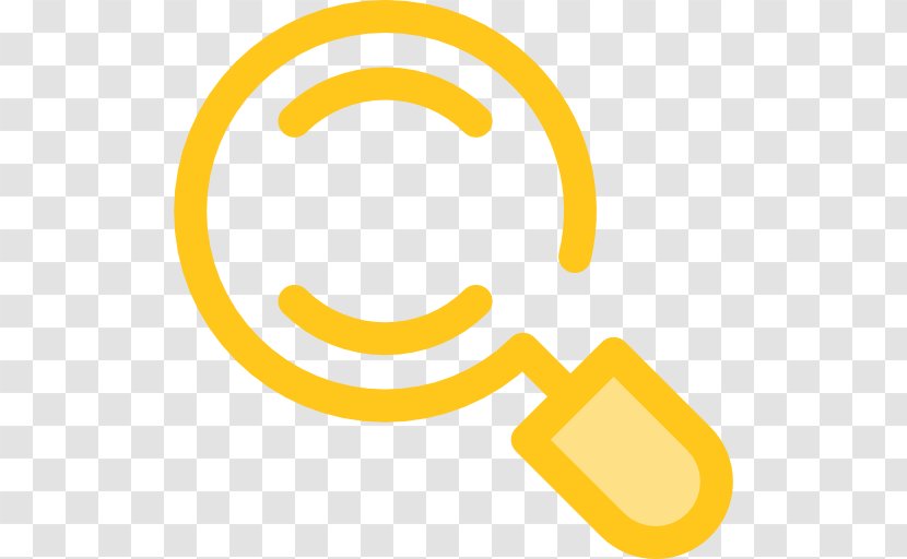Magnifying Glass Magnifier Clip Art - Yellow Transparent PNG