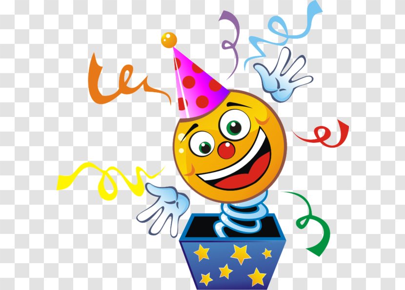 Smiley Emoji Emoticon Carnival Party - Celebrating Transparent PNG