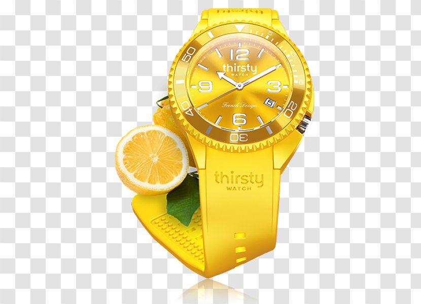 Watch Strap Juice Clothing Accessories Brand - Yellow - Lemon Transparent PNG