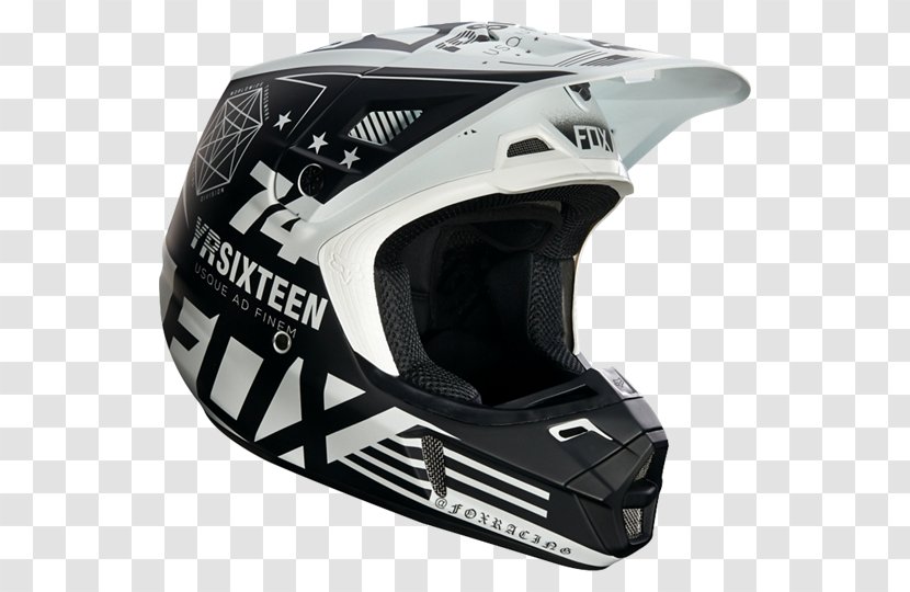 Motorcycle Helmets T-shirt Fox Racing - Sports Equipment Transparent PNG