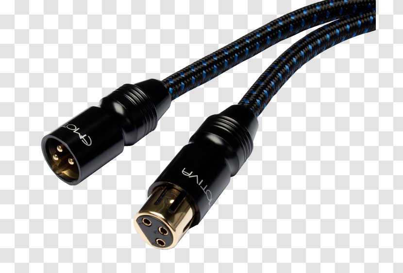 Coaxial Cable XLR Connector Electrical Balanced Line - Audio Signal Transparent PNG