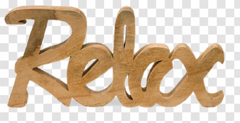 Wood Grain Wall Sign Metal - Relax HD Transparent PNG