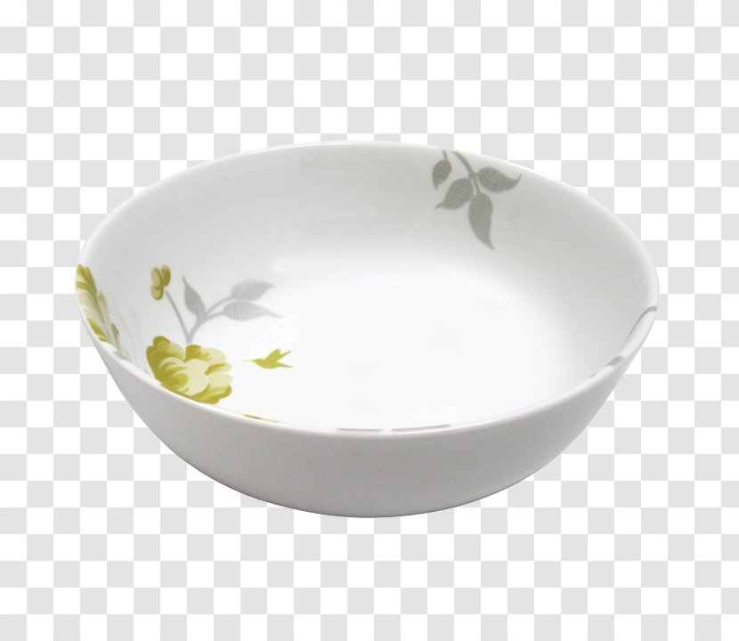 Porcelain Bowl Tableware - Dishware - Yellow Transparent PNG