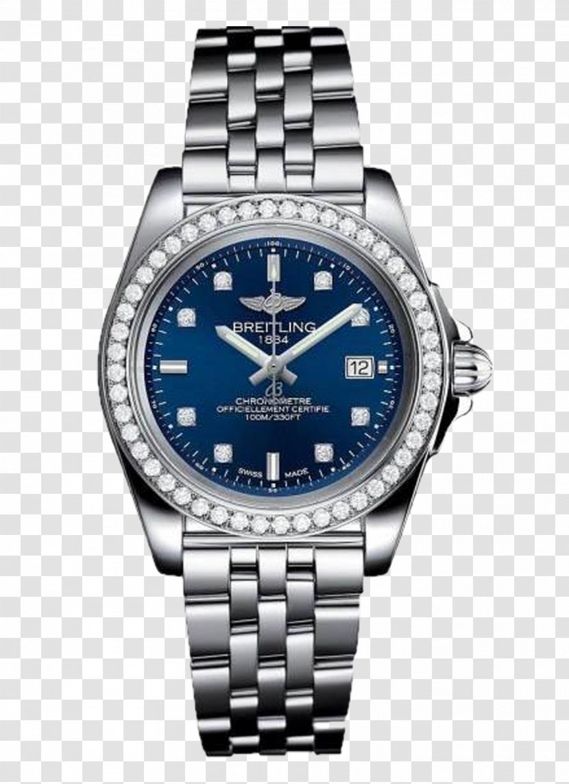 Breitling Galactic 32 SA Watch Bracelet Jewellery - Chronometer - Diamond Bezel Transparent PNG