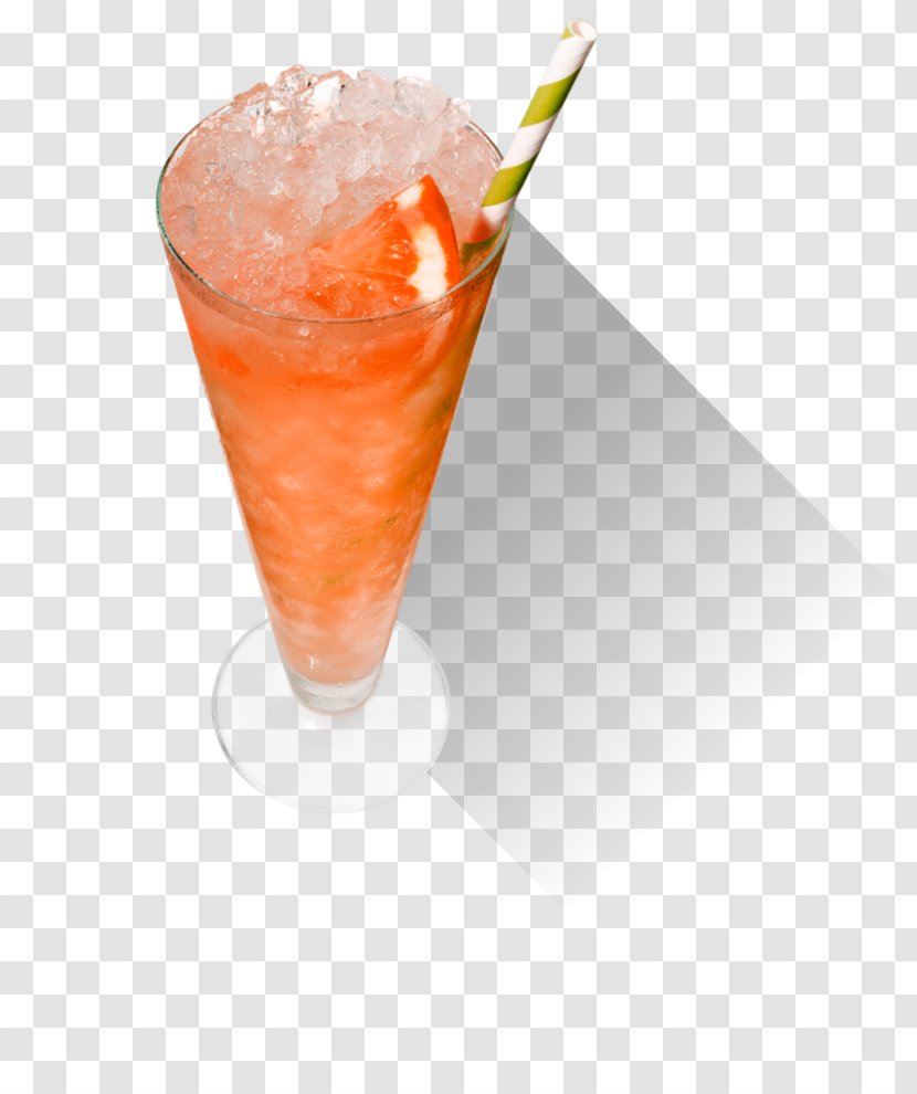 Cocktail Garnish Bay Breeze Sea Woo Daiquiri - Peach Juice Splash Transparent PNG