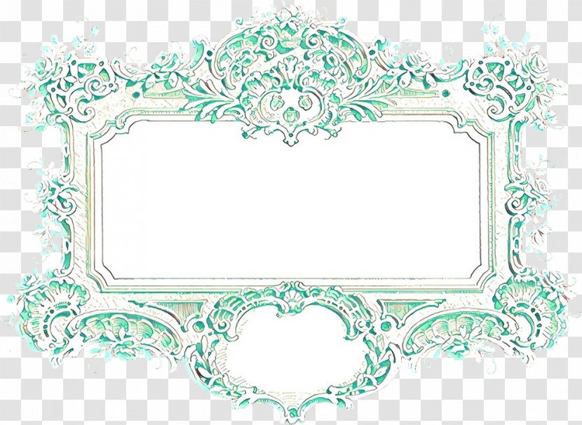 Picture Frames Pattern Green Font Line - Frame - Ornament Transparent PNG