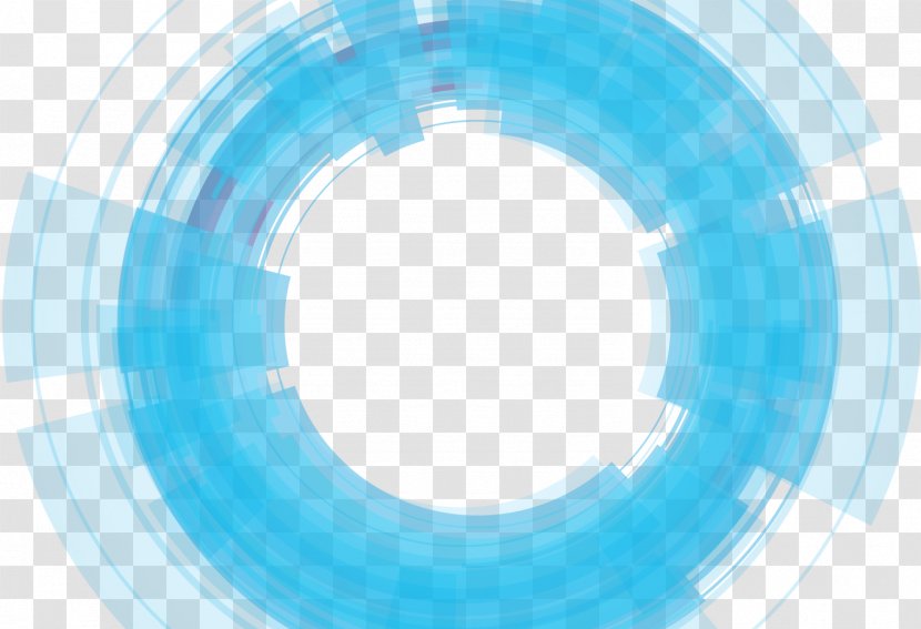 Blue Disk Circle Line Game - Aqua Transparent PNG