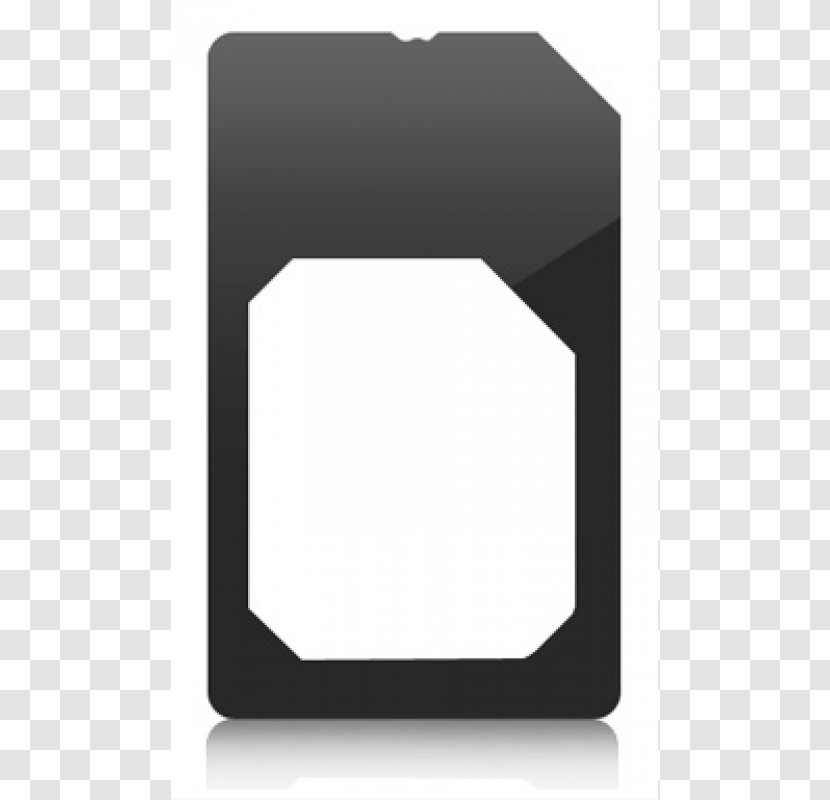 Mobile Phone Accessories Rectangle - Iphone - Micro-SIM Transparent PNG