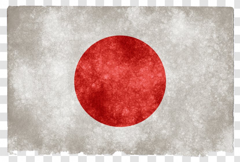 Flag Of Japan Empire - Red - Grunge Transparent PNG