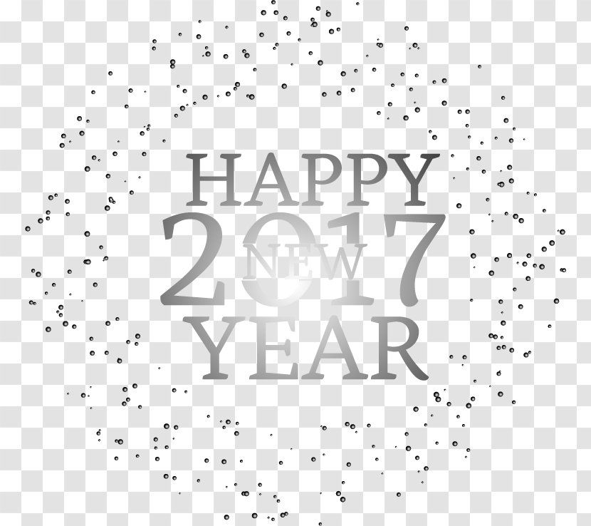 Rosh Hashanah New Year Card Years Day Greeting - Black - Silver Luminous Efficiency 2017 Transparent PNG