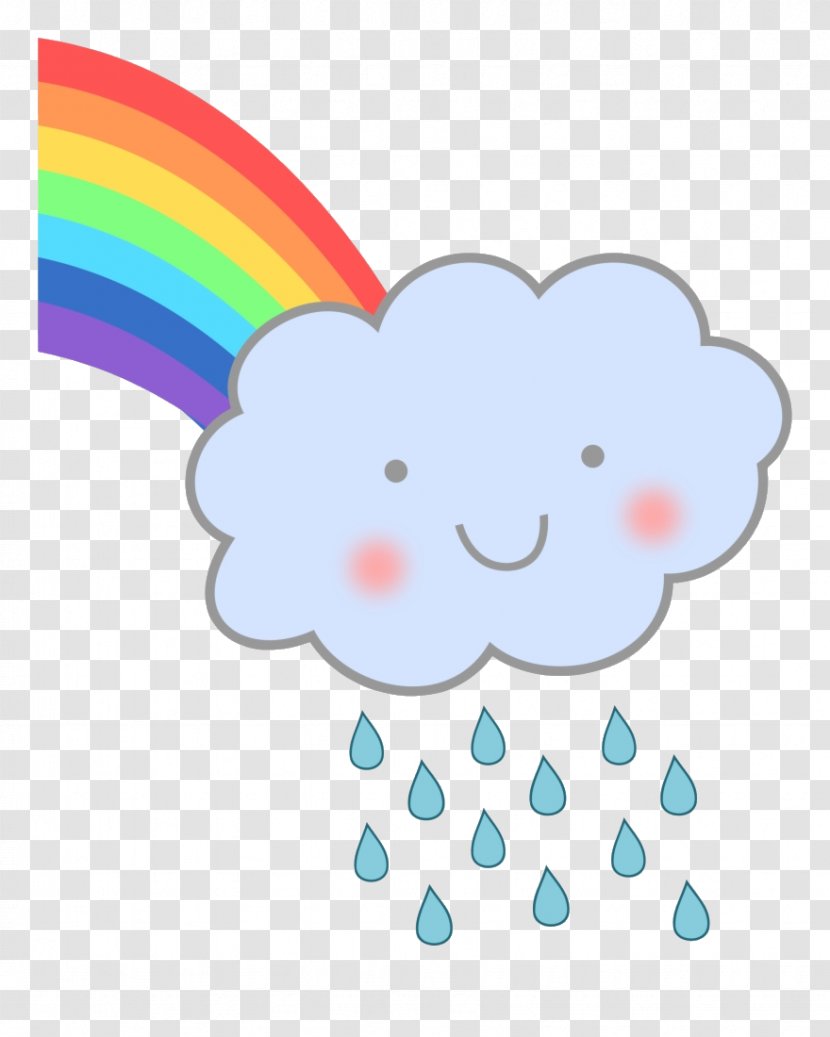 Cartoon Cloud Meteorological Phenomenon Line Smile Transparent PNG