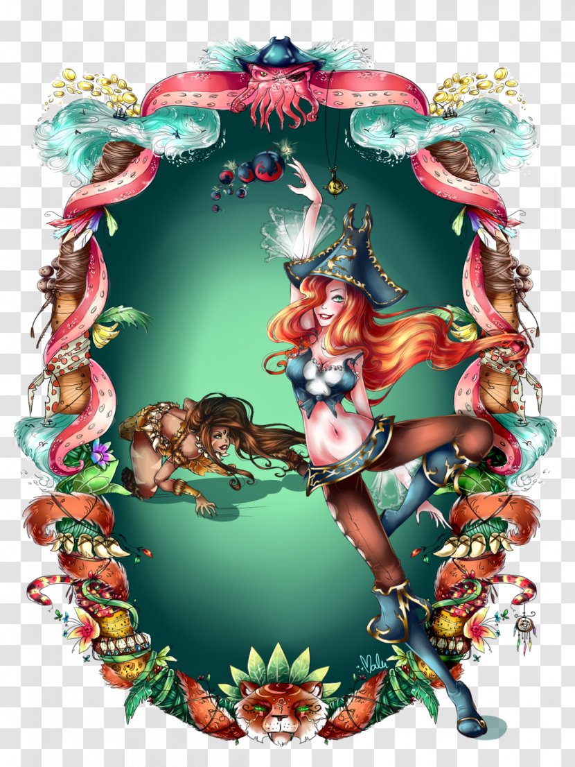 Desktop Wallpaper Computer Legendary Creature - Art - Miss Fortune Transparent PNG