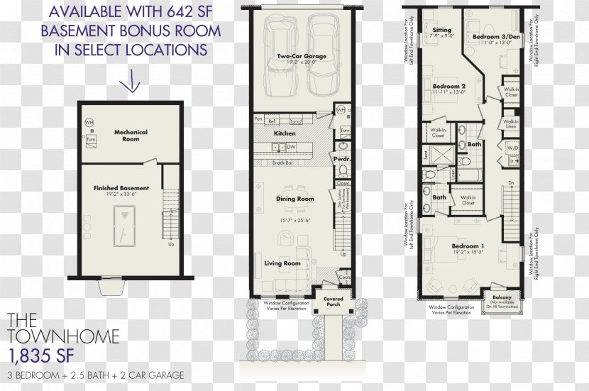 Floor Plan House Furniture - Apartment Transparent PNG