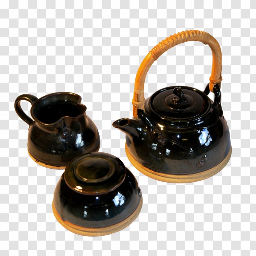Kettle Teapot Pottery Ceramic - Cup Transparent PNG