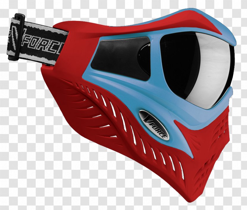 Mask Paintball Blue Barbecue Anti-fog - Pistol - Red Sky Transparent PNG
