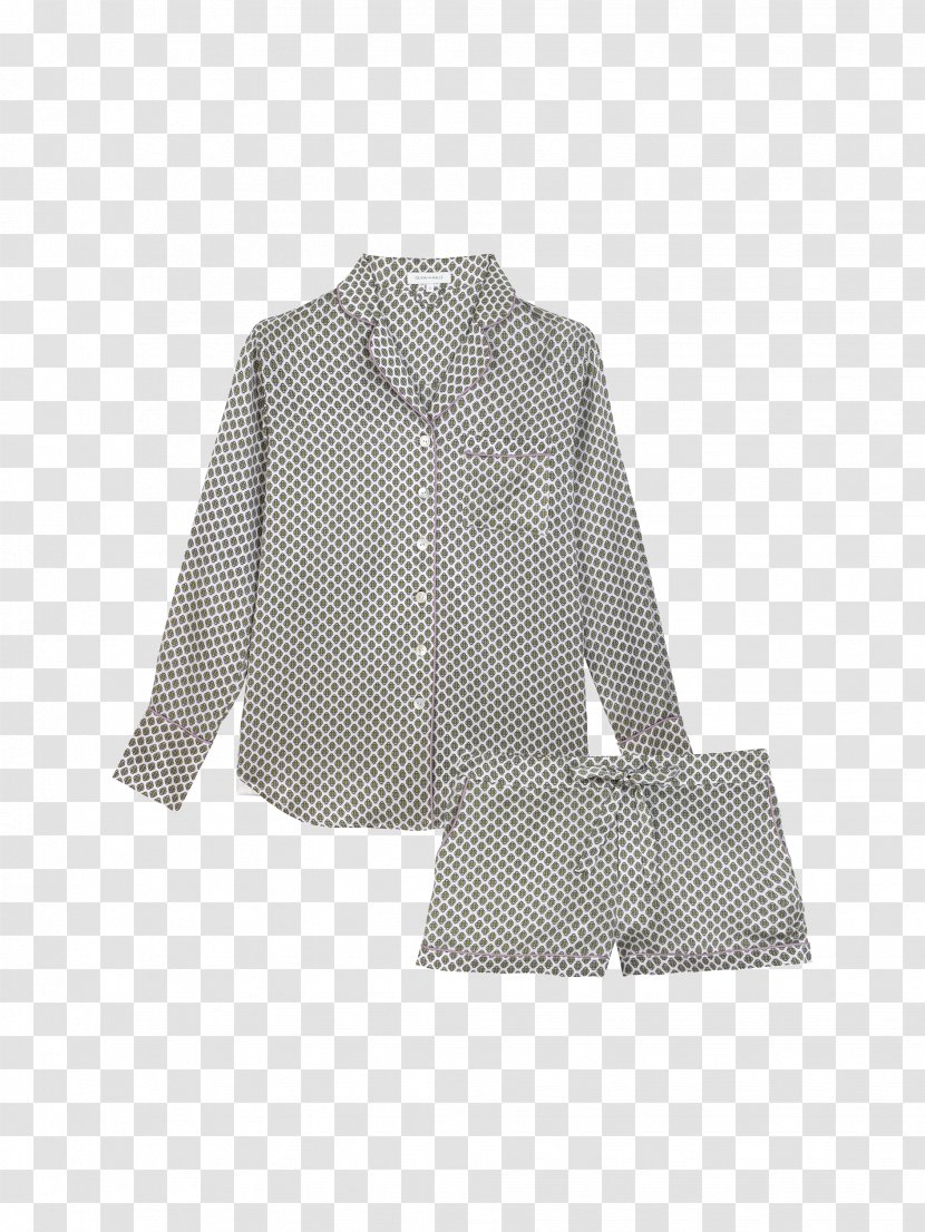 Blouse Pajamas Silk Nightwear Nightshirt - Customer - Sleeve Transparent PNG