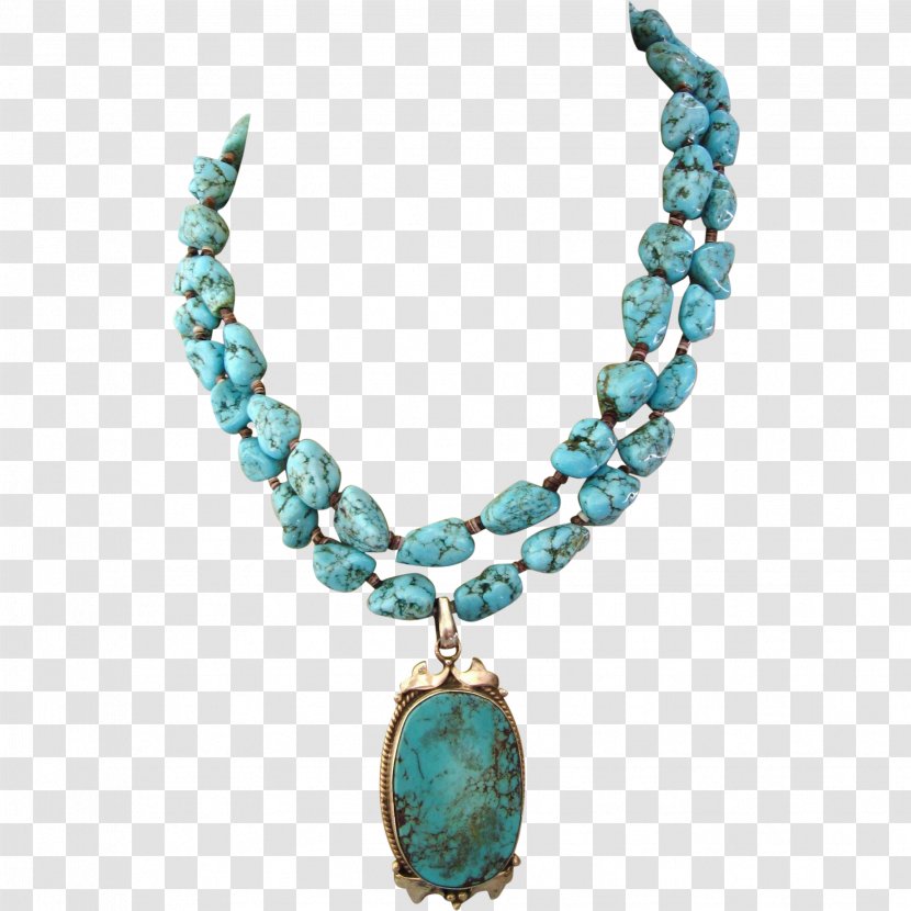 Turquoise Pendant Necklace Jewellery Bead Transparent PNG