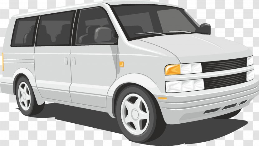 Minivan Car Compact Van Vector Graphics - Commercial Vehicle Transparent PNG