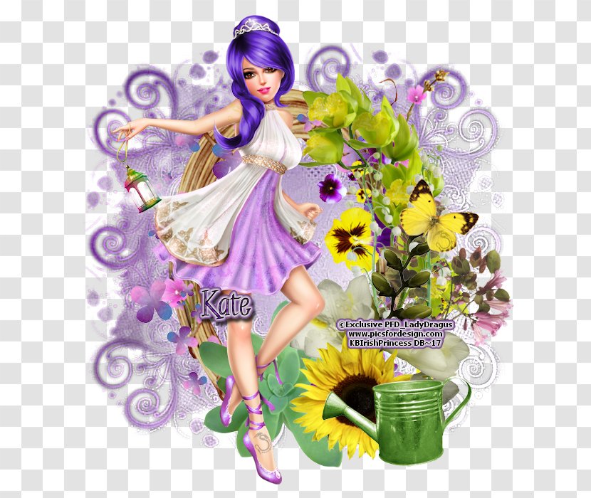 Fairy Doll Flower - Mythical Creature Transparent PNG