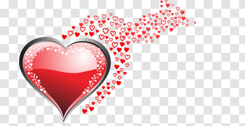 Happy Valentine's Day Heart Clip Art Transparent PNG