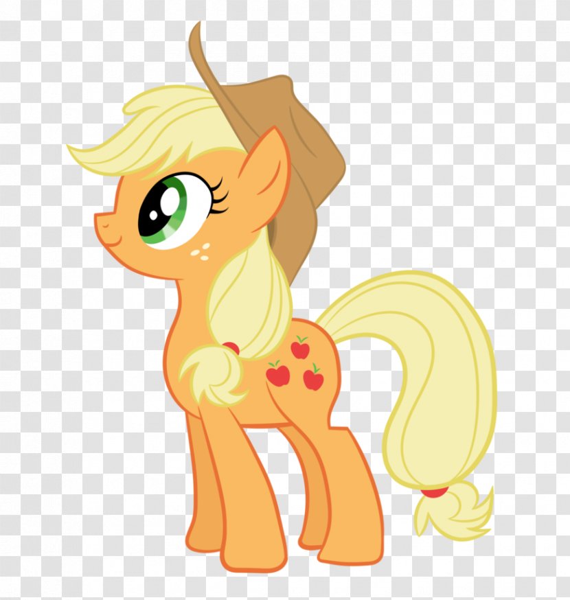 Applejack Pinkie Pie Pony Fluttershy Hairstyle - Equestria - Pigtail Transparent PNG