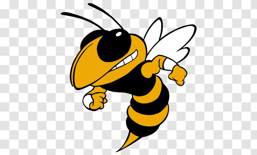 Georgia Institute Of Technology Tech Yellow Jackets Football Vespula Bee Hornet - Decal Transparent PNG