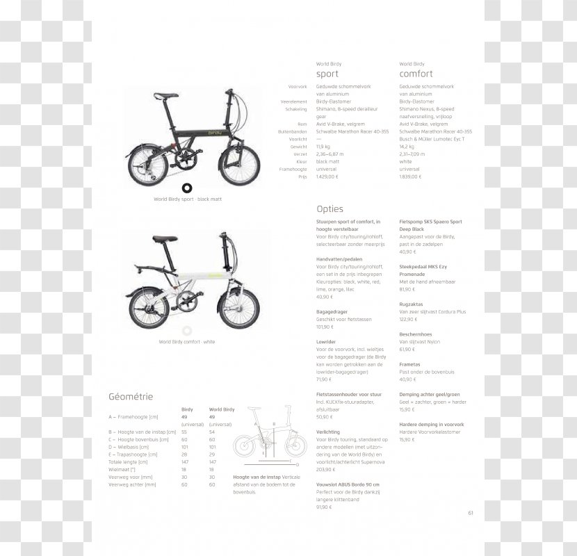 Birdy World Folding Bicycle Riese Und Müller - Text Transparent PNG