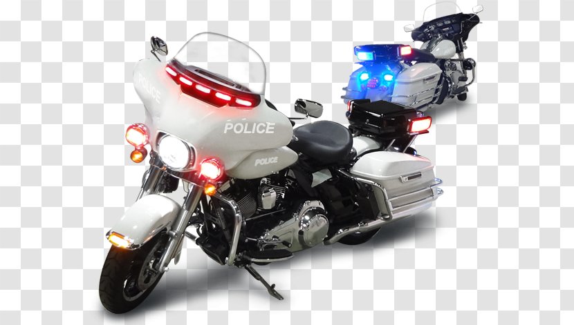 Motorcycle Accessories Motor Vehicle - Police Light Transparent PNG