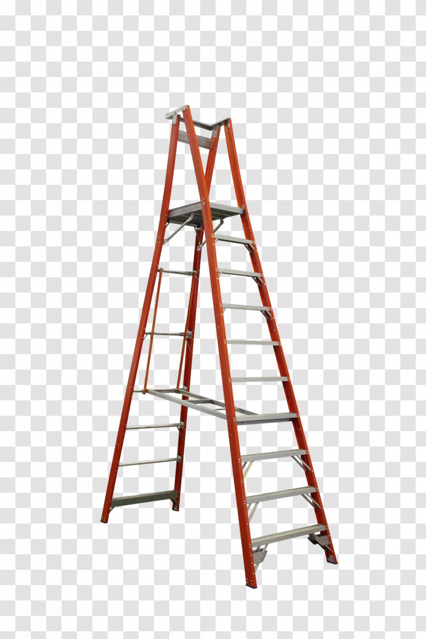 Ladder Goss Rental Center Keukentrap Tool A-frame - Scaffolding - Ladders Transparent PNG