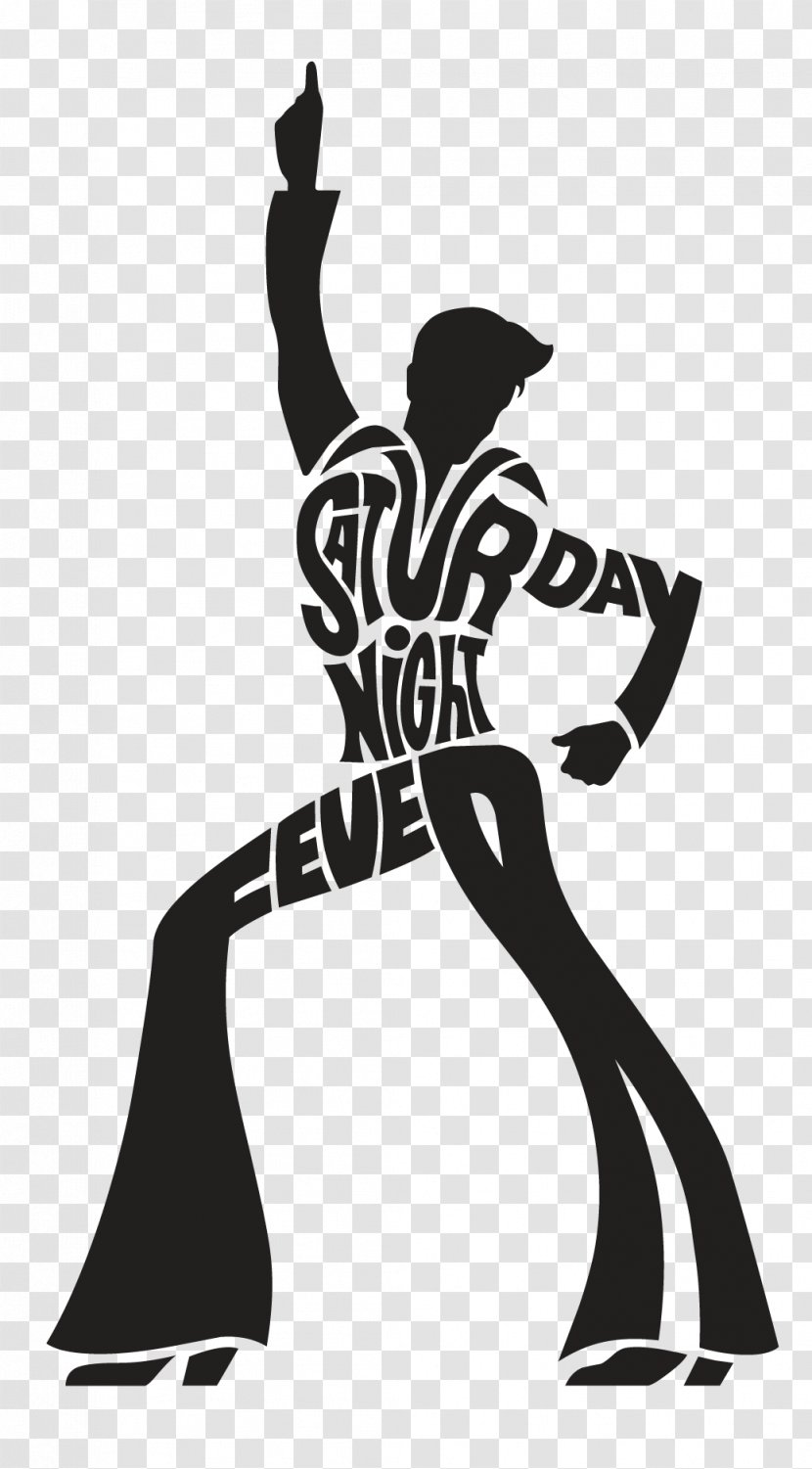 Silhouette Saturday Night Fever Vector Graphics Disco - John Travolta Transparent PNG