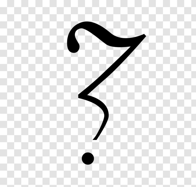 Question Mark Irony Punctuation Full Stop Doubt - Text - Monochrome Transparent PNG