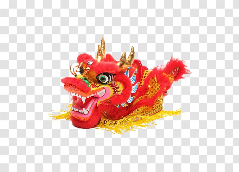 Lion Dance Performance Dragon - Photography - Red Transparent PNG