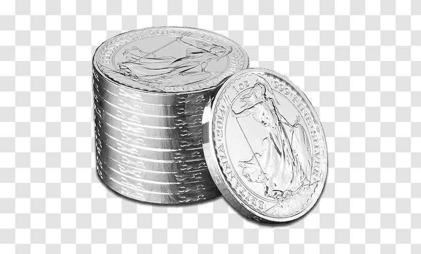 Silver Coin Britannia Perth Mint - Trade Dollar Transparent PNG