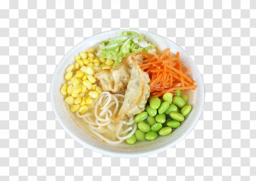 Noodle Soup Ramen Chinese Noodles Thai Cuisine Vegetarian - Food Transparent PNG