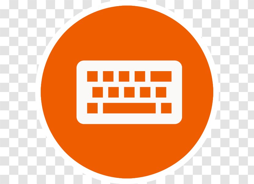 Computer Keyboard Numeric Keypads Urdu Shortcut - Orange - Layouts Transparent PNG