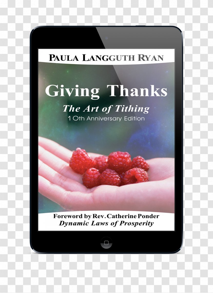 Giving Thanks: The Art Of Tithing Multimedia Tithe Product Book - Berry - Thanks Transparent PNG