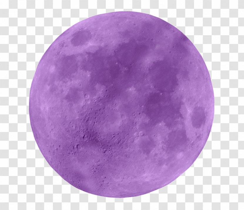 New Moon Light Lunar Phase - Purple Twill Transparent PNG