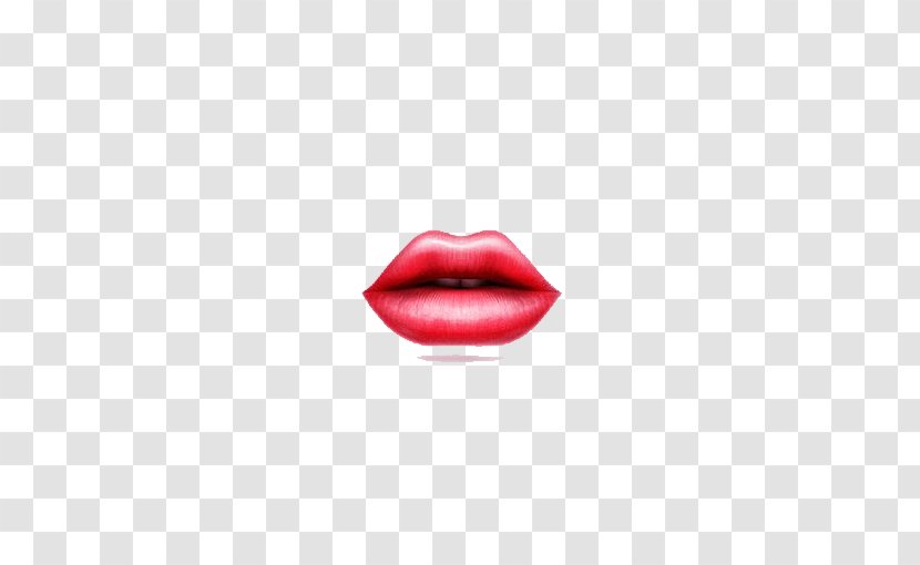 Lip Download - Red - Pink Lips Transparent PNG