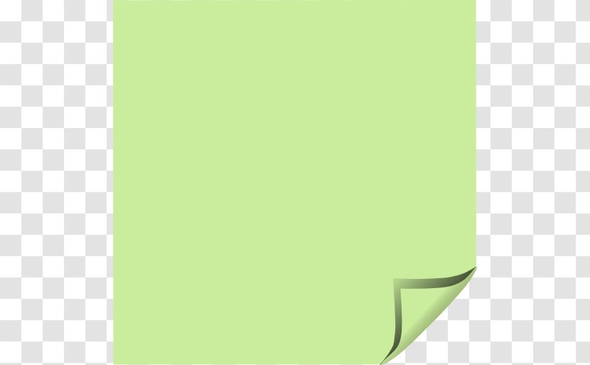 Paper Brand Green - Sticky Note Transparent PNG