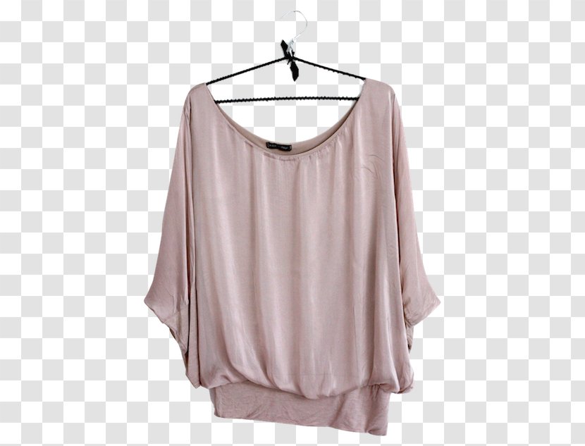 Sleeve Shoulder Pink M Blouse - Locket Transparent PNG