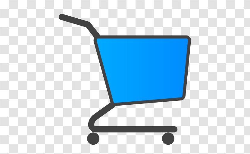 Shopping Cart - Apple Icon Image Format - Blue Transparent PNG