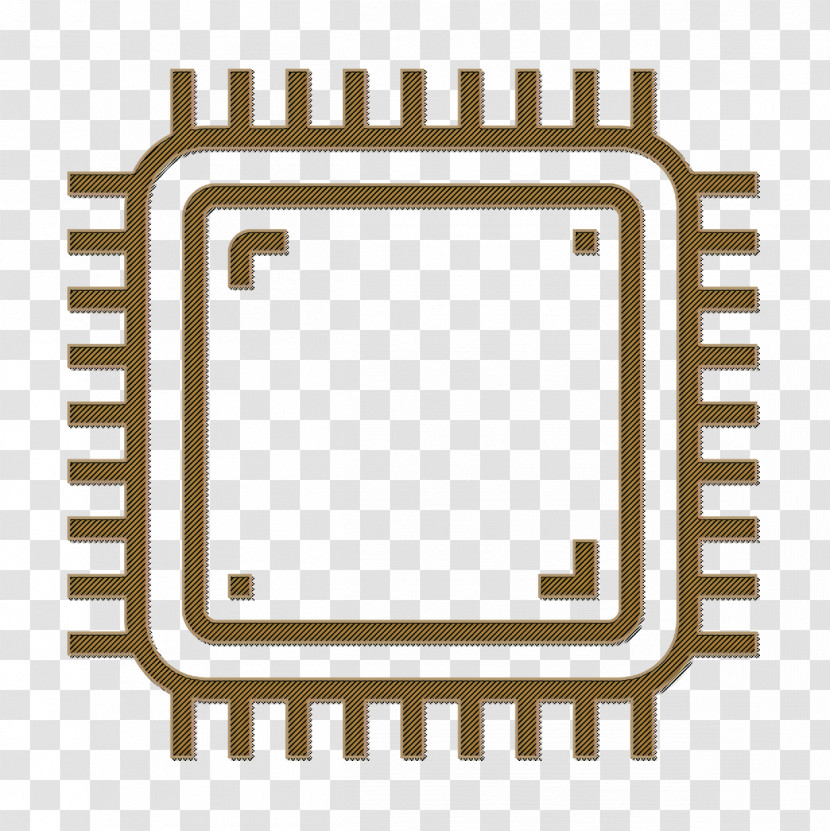 Computer Technology Icon Processor Icon Chip Icon Transparent PNG
